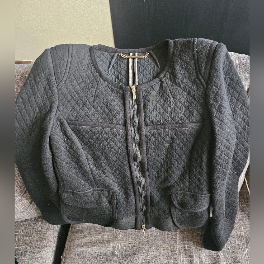 Atos Lombardini Back Quilted Women's Jacket. Made In Italy. 14ptp